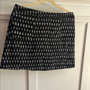 Mata Traders Black and White Mini Pencil Skirt